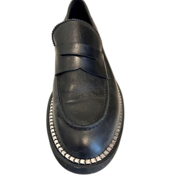 AGL Sirena Penny Loafer In Black - Size 38 - NWOT - Picture 1 of 8